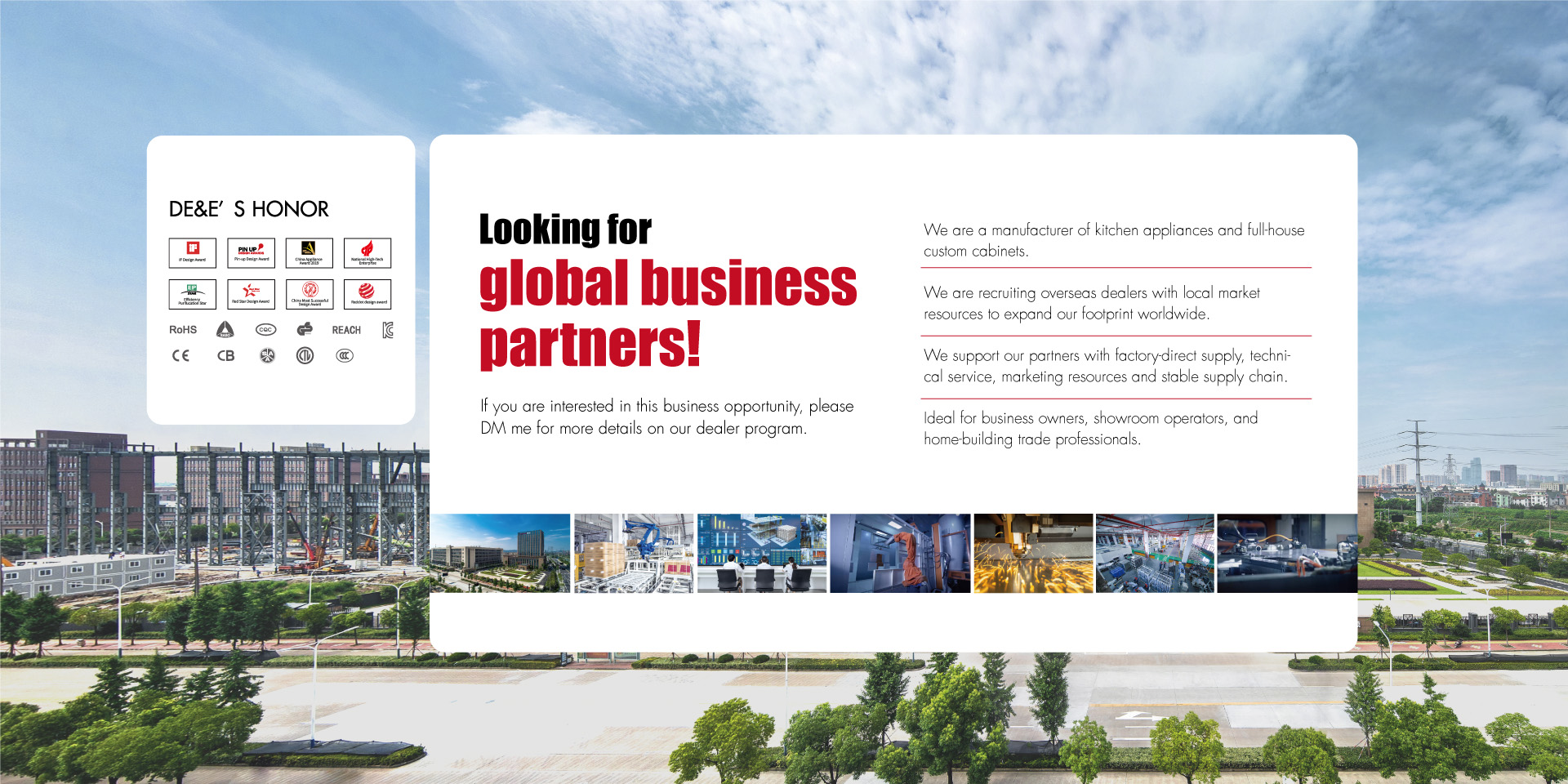 Looking for global business partners